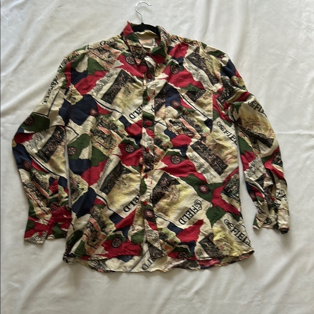 Giorgio Michele 100% silk button down
